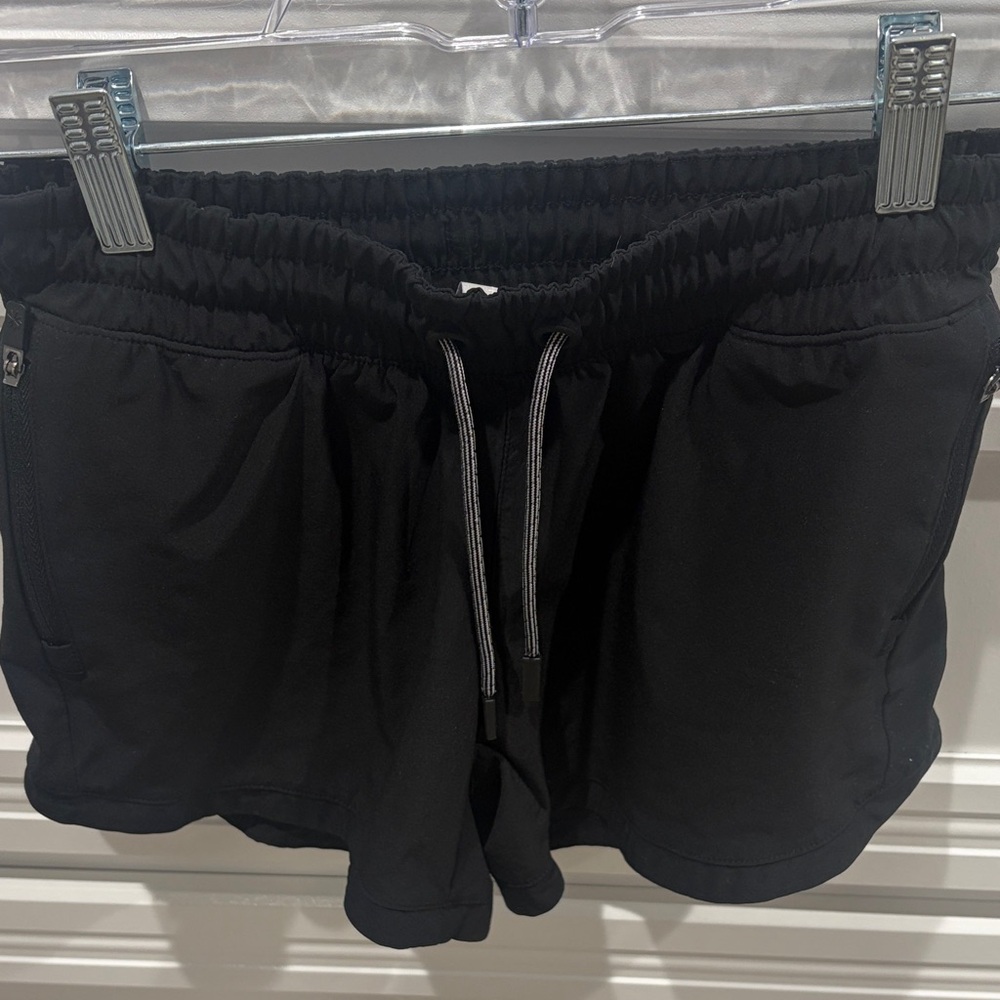Athleta Girl Black Drawstring Shorts